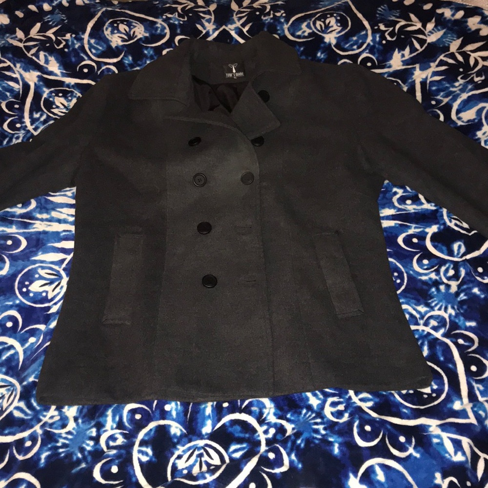 Wool Blend Pea Coat